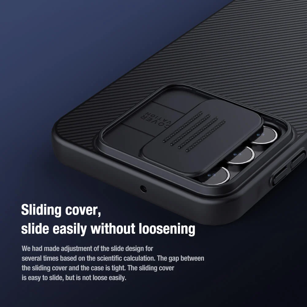 Nillkin CamShield Samsung Galaxy A25 Hoesje met Camera Slider Blauw afbeelding 13