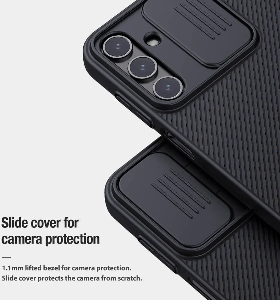 Nillkin CamShield Samsung Galaxy A25 Hoesje met Camera Slider Blauw afbeelding 6