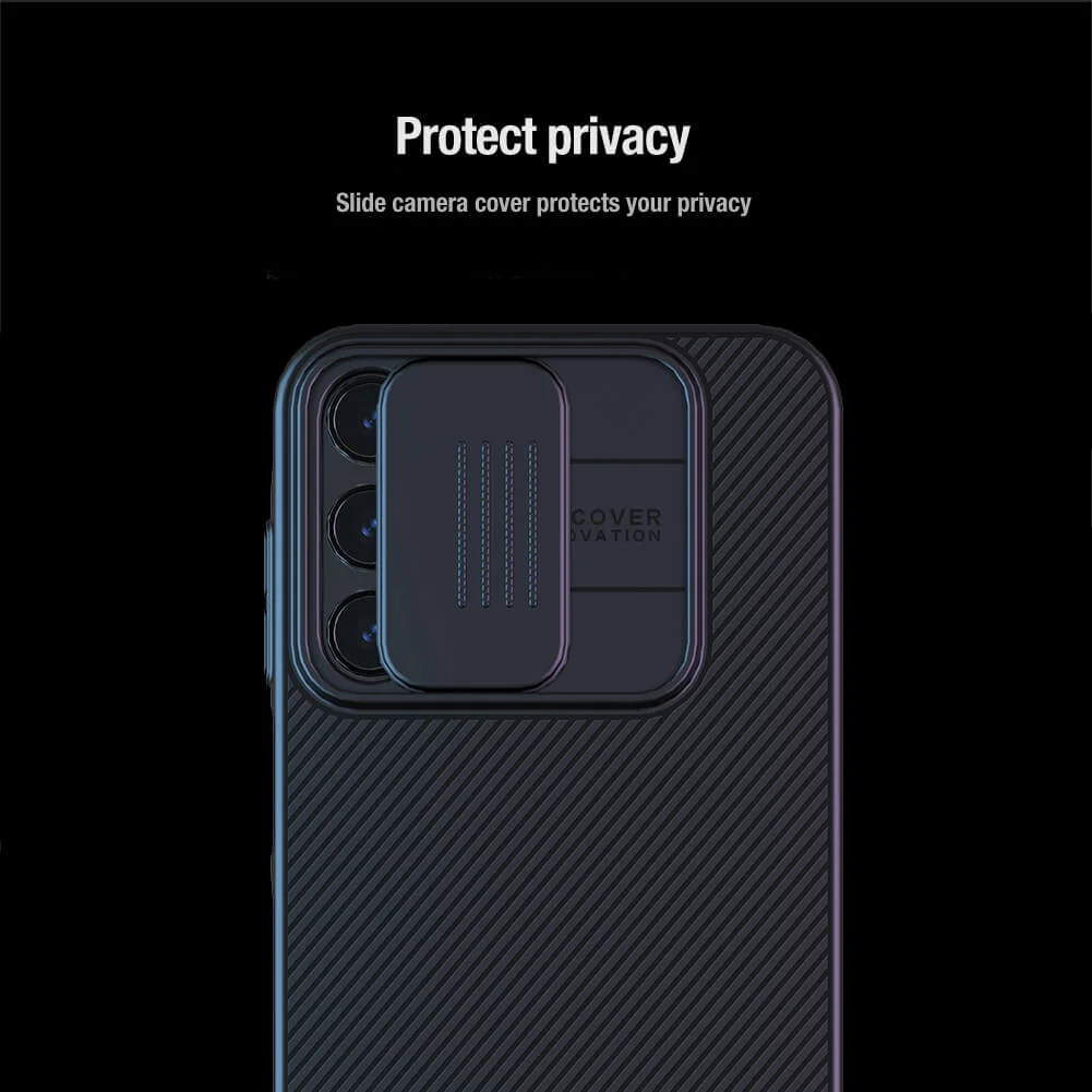 Nillkin CamShield Samsung Galaxy A25 Hoesje met Camera Slider Blauw afbeelding 7