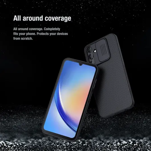 Nillkin CamShield Samsung Galaxy A25 Hoesje met Camera Slider Blauw afbeelding 11
