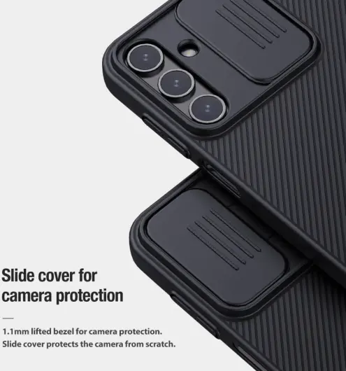 Nillkin CamShield Samsung Galaxy A25 Hoesje met Camera Slider Blauw afbeelding 6