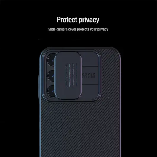 Nillkin CamShield Samsung Galaxy A25 Hoesje met Camera Slider Blauw afbeelding 7