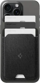 Spigen Urban Magnetische MagSafe Kaarthouder voor Pasjes Zwart