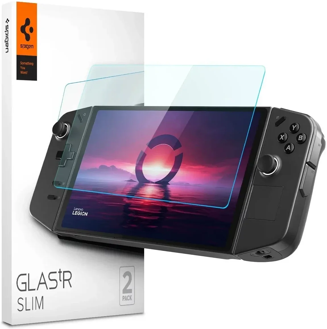 Spigen Glas t.R Slim Lenovo Legion Go Screen Protector (2-Pack) afbeelding 1