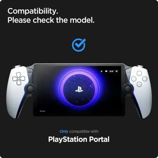 Spigen EZ Fit Playstation Portal Screen Protector 9H Tempered Glass afbeelding 7