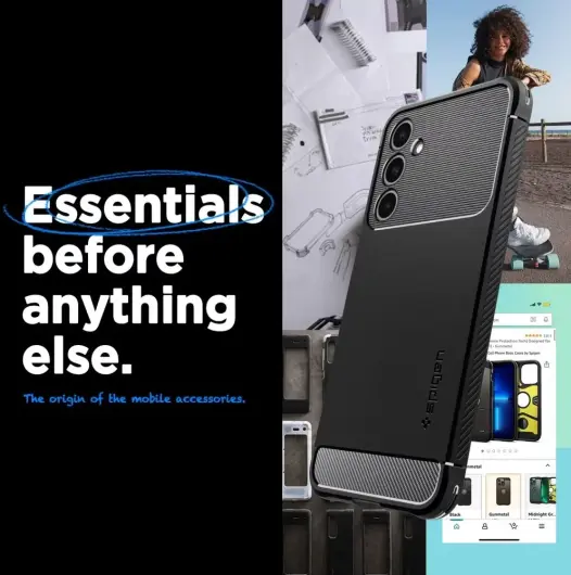 Spigen Rugged Armor Samsung Galaxy A25 Hoesje Back Cover Zwart afbeelding 8