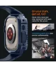 Spigen Rugged Armor Pro - Apple Watch Ultra (2) - Hoesje en Bandje - Blauw
