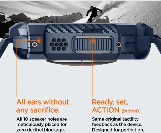 Spigen Rugged Armor Pro - Apple Watch Ultra (2) - Hoesje en Bandje - Blauw afbeelding 6