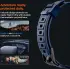 Spigen Rugged Armor Pro - Apple Watch Ultra (2) - Hoesje en Bandje - Blauw afbeelding 4