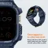 Spigen Rugged Armor Pro - Apple Watch Ultra (2) - Hoesje en Bandje - Blauw afbeelding 5