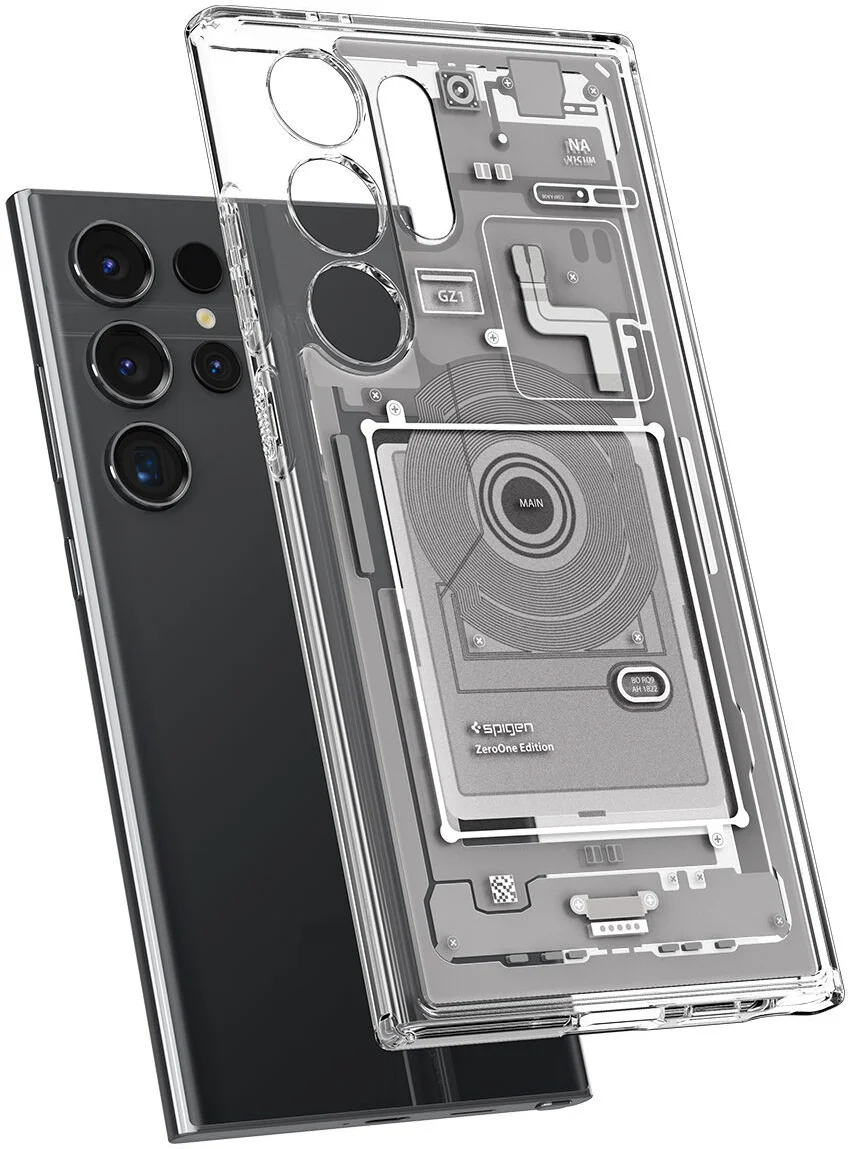 Spigen Ultra Hybrid Zero One Samsung Galaxy S24 Ultra Hoesje Wit afbeelding 6