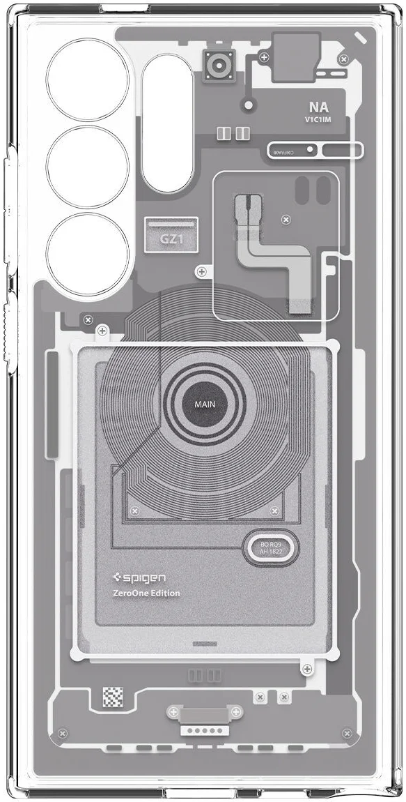 Spigen Ultra Hybrid Zero One Samsung Galaxy S24 Ultra Hoesje Wit afbeelding 7