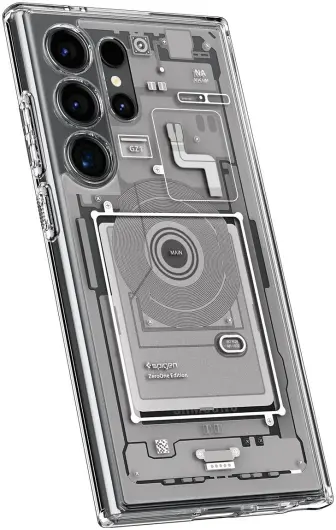 Spigen Ultra Hybrid Zero One Samsung Galaxy S24 Ultra Hoesje Wit afbeelding 4