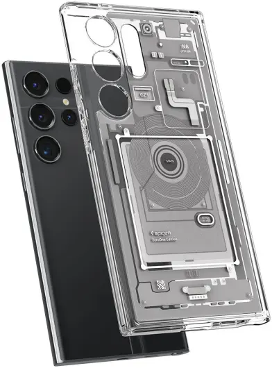 Spigen Ultra Hybrid Zero One Samsung Galaxy S24 Ultra Hoesje Wit afbeelding 6