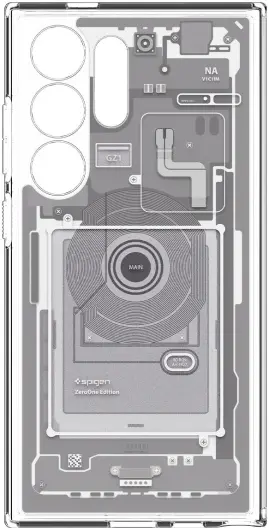 Spigen Ultra Hybrid Zero One Samsung Galaxy S24 Ultra Hoesje Wit afbeelding 7