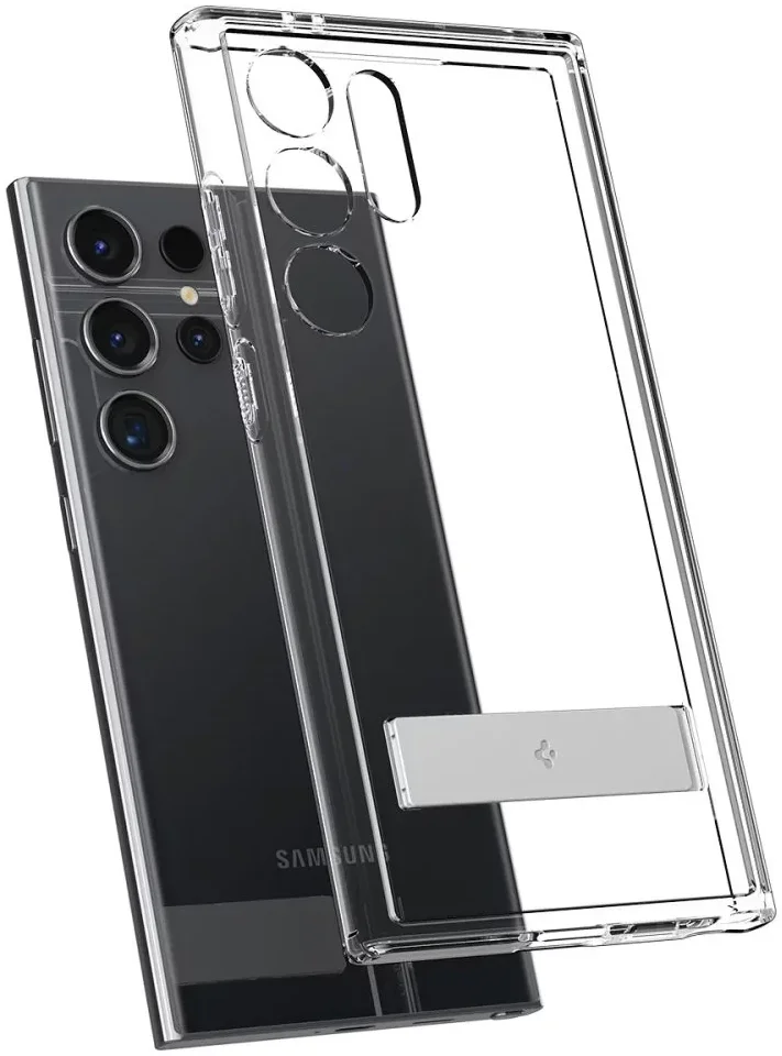 Spigen Ultra Hybrid S Samsung Galaxy S24 Ultra Hoesje Transparant afbeelding 2
