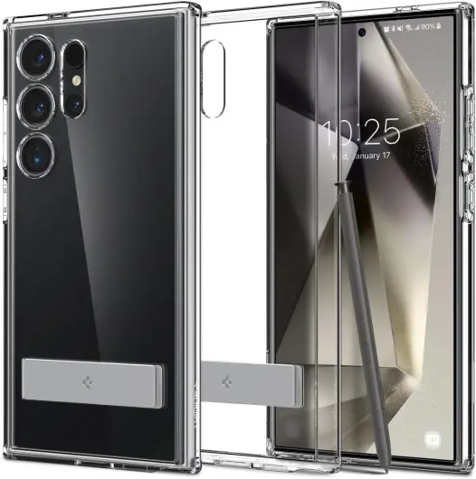 Spigen Ultra Hybrid S Samsung Galaxy S24 Ultra Hoesje Transparant afbeelding 1