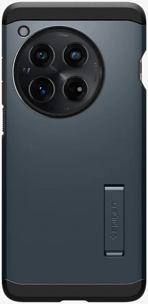 Spigen Tough Armor OnePlus 12 Hoesje Back Cover Metal Slate afbeelding 2