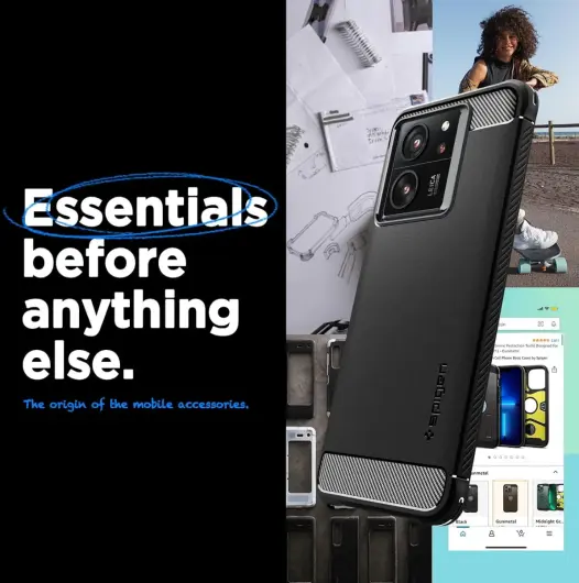 Spigen Rugged Armor Xiaomi 13T / 13T Pro Hoesje Back Cover Zwart afbeelding 7