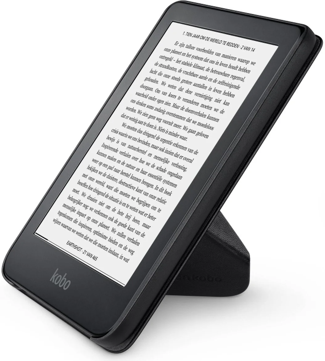 Origineel Kobo Clara 2E Hoes SleepCover Book Case met Standaard Zwart afbeelding 2