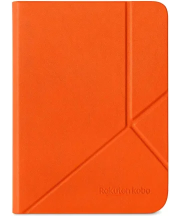 Origineel Kobo Clara 2E Hoes SleepCover Book Case met Standaard Oranje Hoesjes