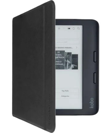 Gecko Covers Kobo Libra 2 / Tolino Vision 6 Easy-Click 2.0 E-Reader Hoes Zwart Hoesjes