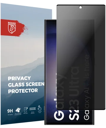 Rosso Samsung Galaxy S23 Ultra Tempered Glass Screen Protector Privacy Screen Protectors