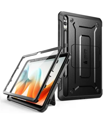 SUPCASE UB Pro Samsung Galaxy Tab S9 FE Plus Hoes Full Protect Zwart Hoesjes