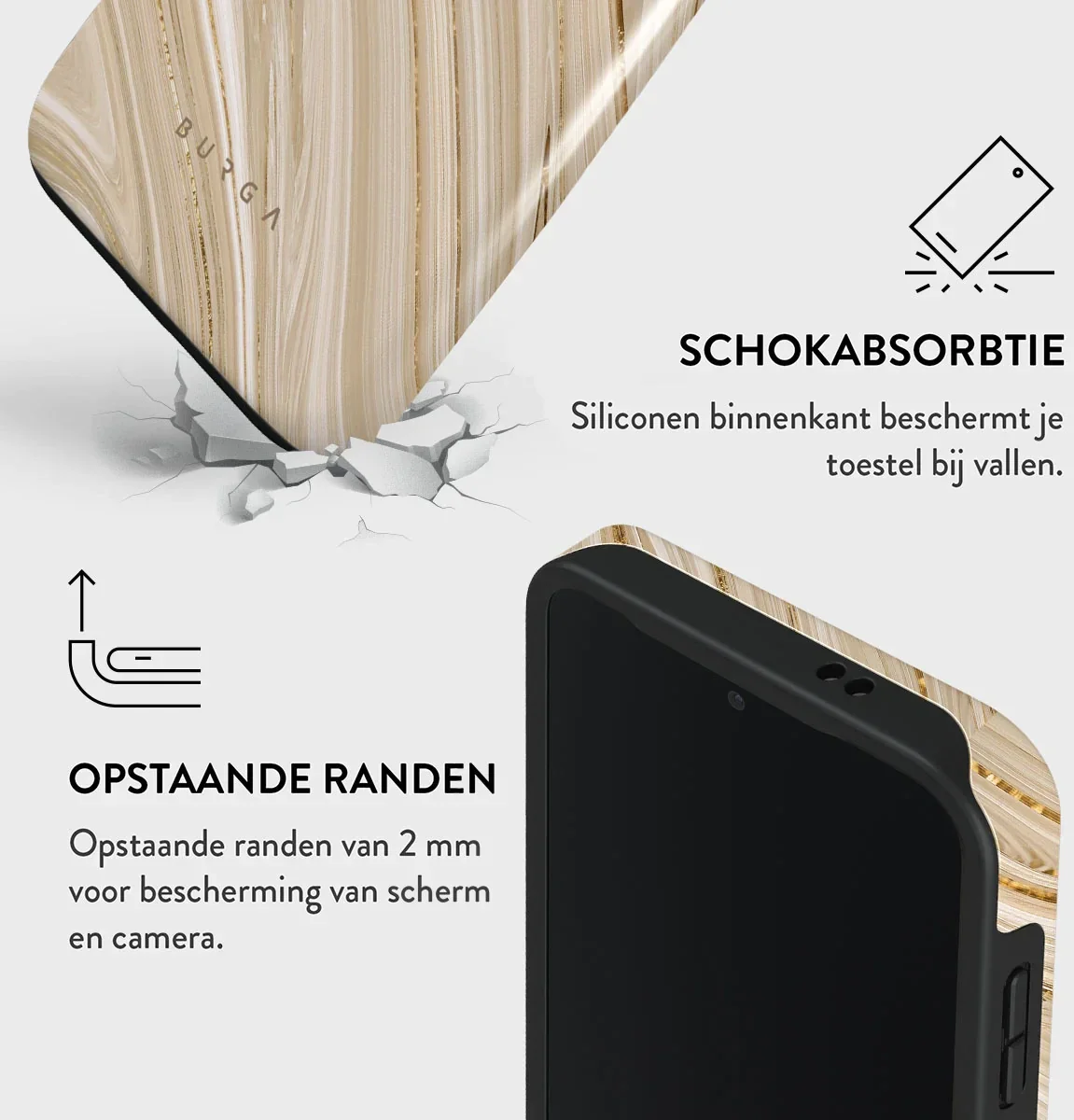 Burga Tough Case Samsung Galaxy S24 Plus Hoesje met Print Full Glam afbeelding 4