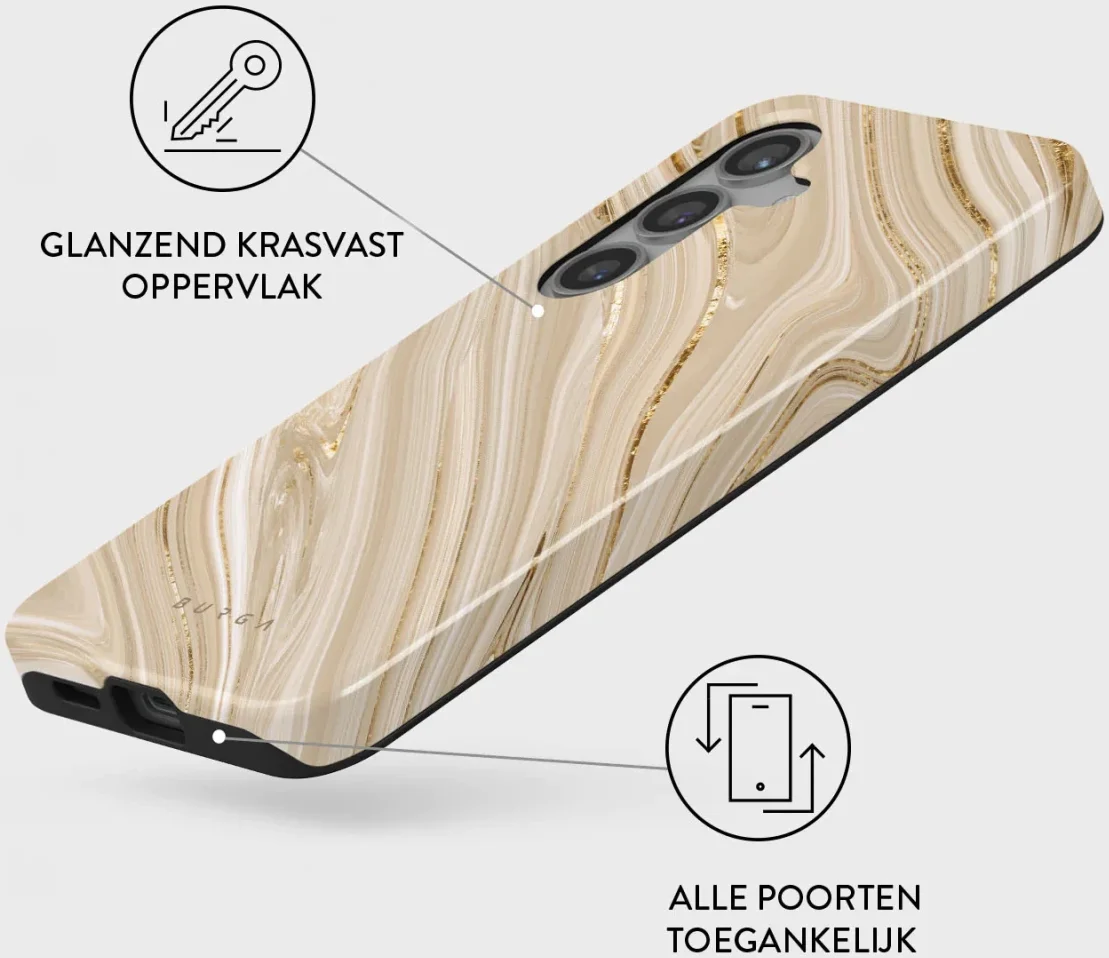 Burga Tough Case Samsung Galaxy S24 Plus Hoesje met Print Full Glam afbeelding 5