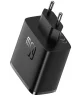 Baseus Cube Pro Trio Power Adapter 2x USB-A / USB-C 65W Zwart