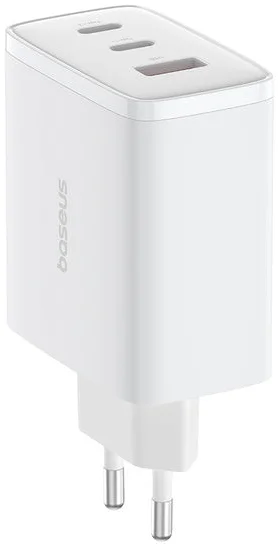 Baseus Cube Pro Trio Power Adapter 2x USB-A / USB-C 65W Wit afbeelding 17