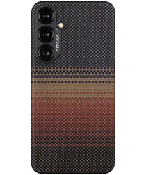 PITAKA MagEZ 4 Samsung Galaxy S24 Plus Hoesje 600D Dun MagSafe Rood