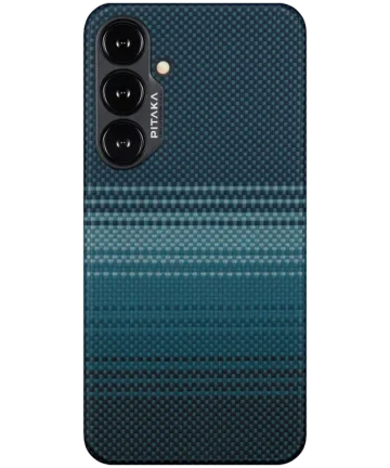 PITAKA MagEZ 4 Samsung Galaxy S24 Plus Hoesje 600D Dun MagSafe Blauw Hoesjes