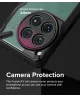 Ringke Fusion X OnePlus 12 Hoesje Back Cover Transparant Zwart