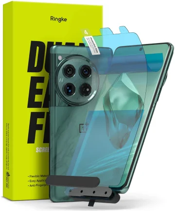 Ringke Dual Easy Film OnePlus 12 Screen Protector met Jig 2-Pack Screen Protectors