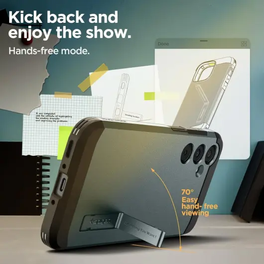 Spigen Tough Armor Samsung Galaxy A35 Hoesje Back Cover Groen afbeelding 2