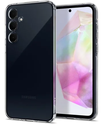 Spigen Crystal Flex Samsung Galaxy A35 Hoesje Back Cover Transparant Hoesjes