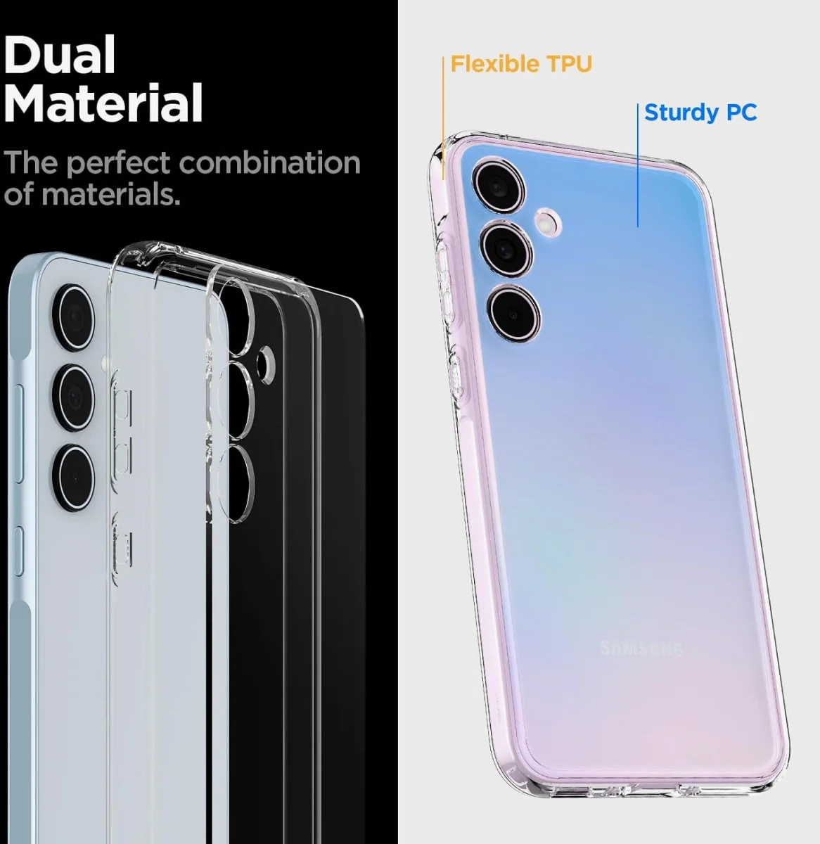 Spigen Ultra Hybrid Samsung Galaxy A35 Hoesje Back Cover Transparant afbeelding 4