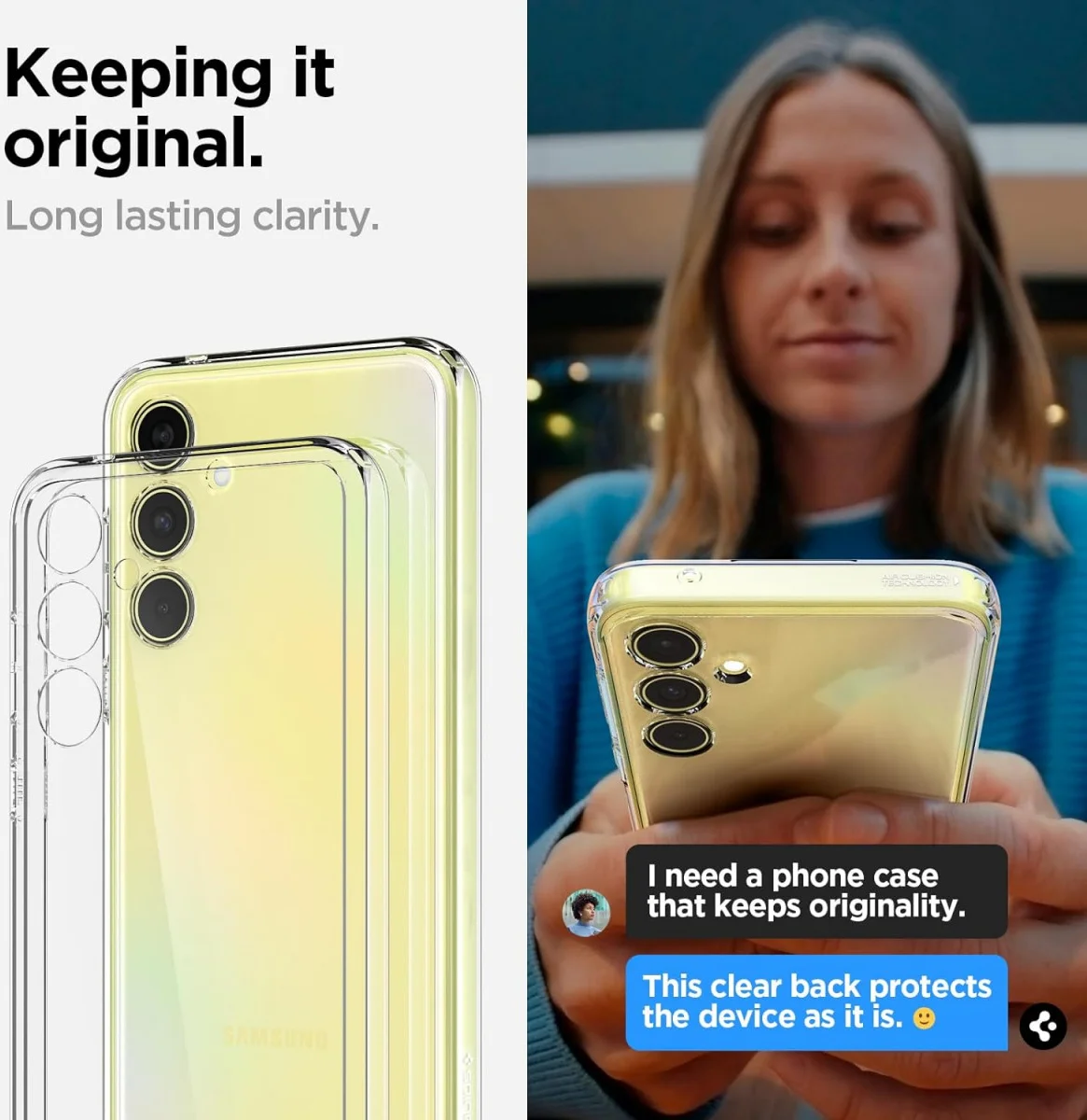 Spigen Ultra Hybrid Samsung Galaxy A35 Hoesje Back Cover Transparant afbeelding 5