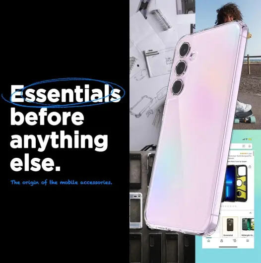 Spigen Ultra Hybrid Samsung Galaxy A55 Hoesje Back Cover Transparant afbeelding 6
