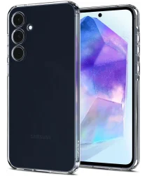 Spigen Crystal Flex Samsung Galaxy A55 Hoesje Back Cover Transparant