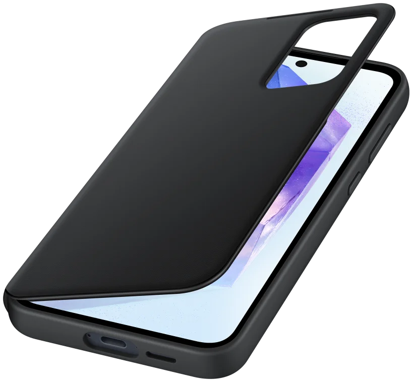 Origineel Samsung Galaxy A55 Hoesje Smart View Wallet Case Zwart afbeelding 1