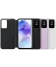 Origineel Samsung Galaxy A55 Hoesje Smart View Wallet Case Wit