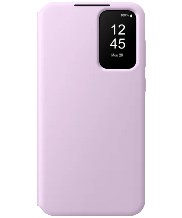 Origineel Samsung Galaxy A55 Hoesje Smart View Wallet Case Lavender Hoesjes