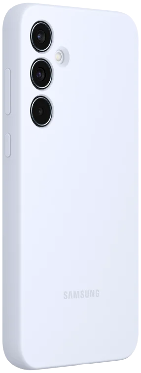 Origineel Samsung Galaxy A55 Hoesje Silicone Case Back Cover Blauw afbeelding 2