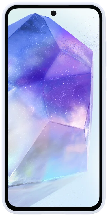 Origineel Samsung Galaxy A55 Hoesje Silicone Case Back Cover Blauw afbeelding 3