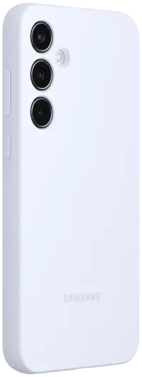 Origineel Samsung Galaxy A55 Hoesje Silicone Case Back Cover Blauw afbeelding 2