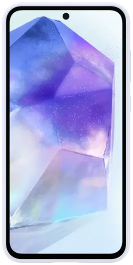 Origineel Samsung Galaxy A55 Hoesje Silicone Case Back Cover Blauw afbeelding 3