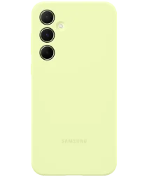 Origineel Samsung Galaxy A55 Hoesje Silicone Case Back Cover Groen